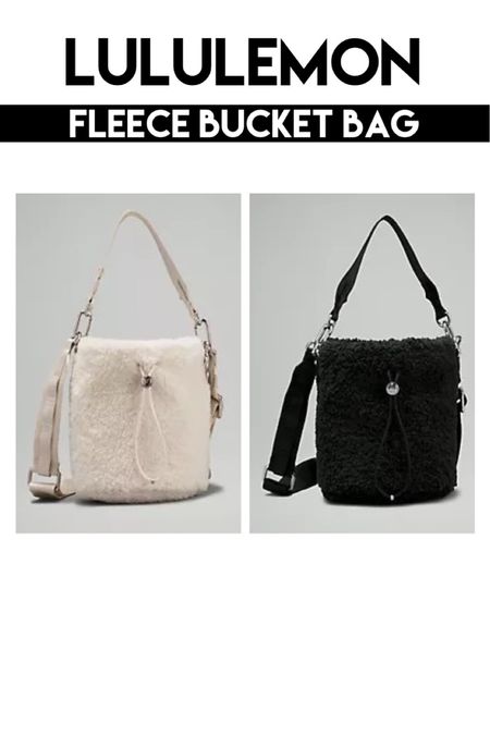 Lululemon fleece bucket bag 

#LTKGiftGuide #LTKitbag #LTKunder50