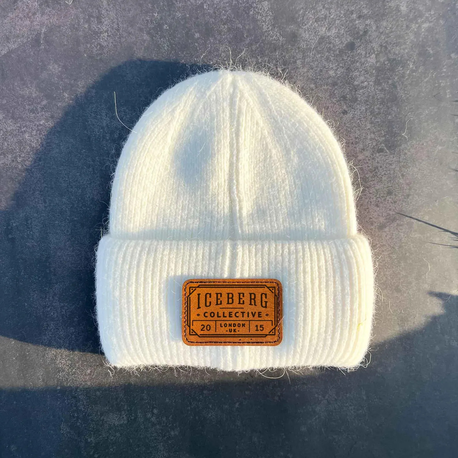 Personalised Logo Beanie With Leather Patch 342, Custom Beanie for Businesses, Branded Logo Beani... | Etsy (US)