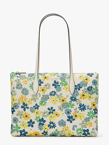 all day floral medley large zip-top tote | Kate Spade (US)