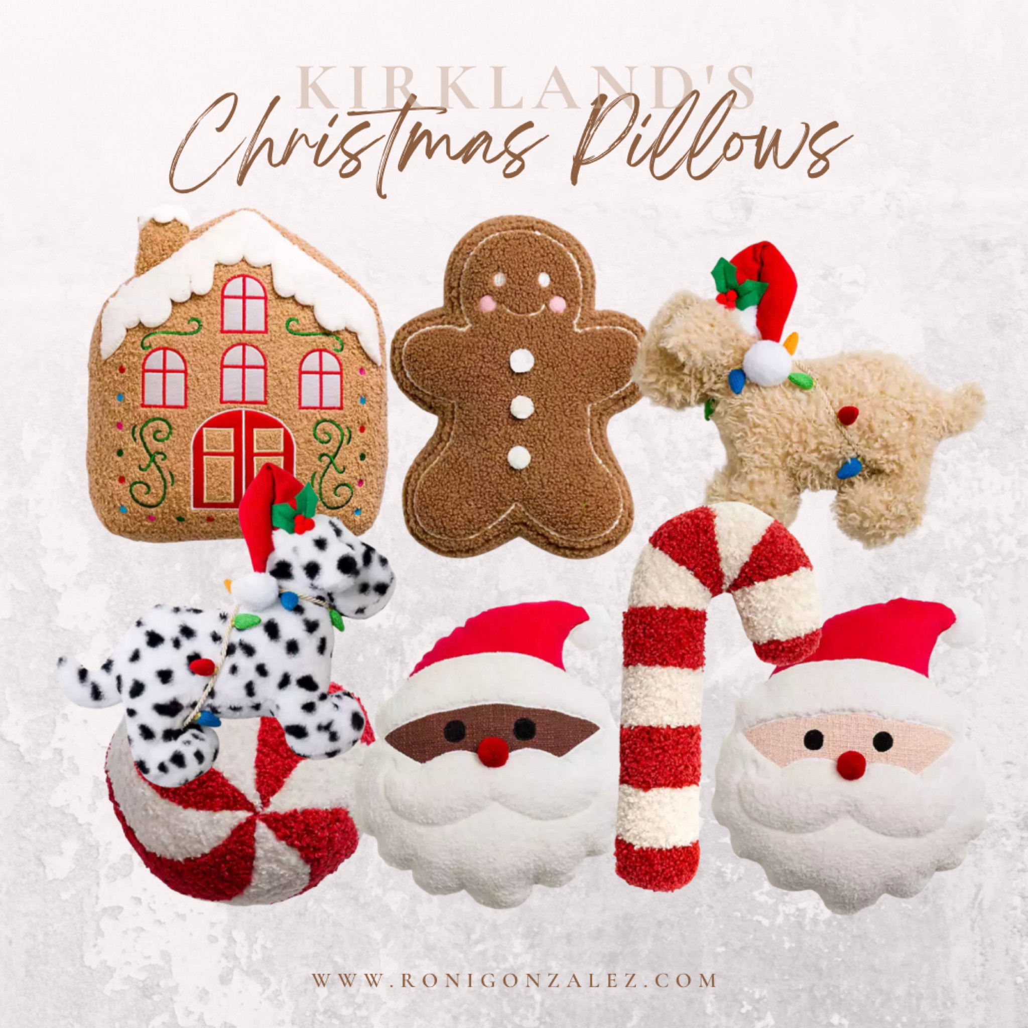 Kirkland’s Home Christmas Pillows | Holiday Decor | Christmas Decor 

#LTKsalealert #LTKHolidaySale #LTKHoliday