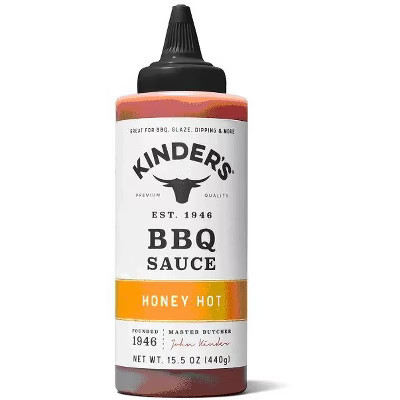 Kinder's Honey Hot Barbecue Sauce, 15.5 oz (Pack of 2) | Target