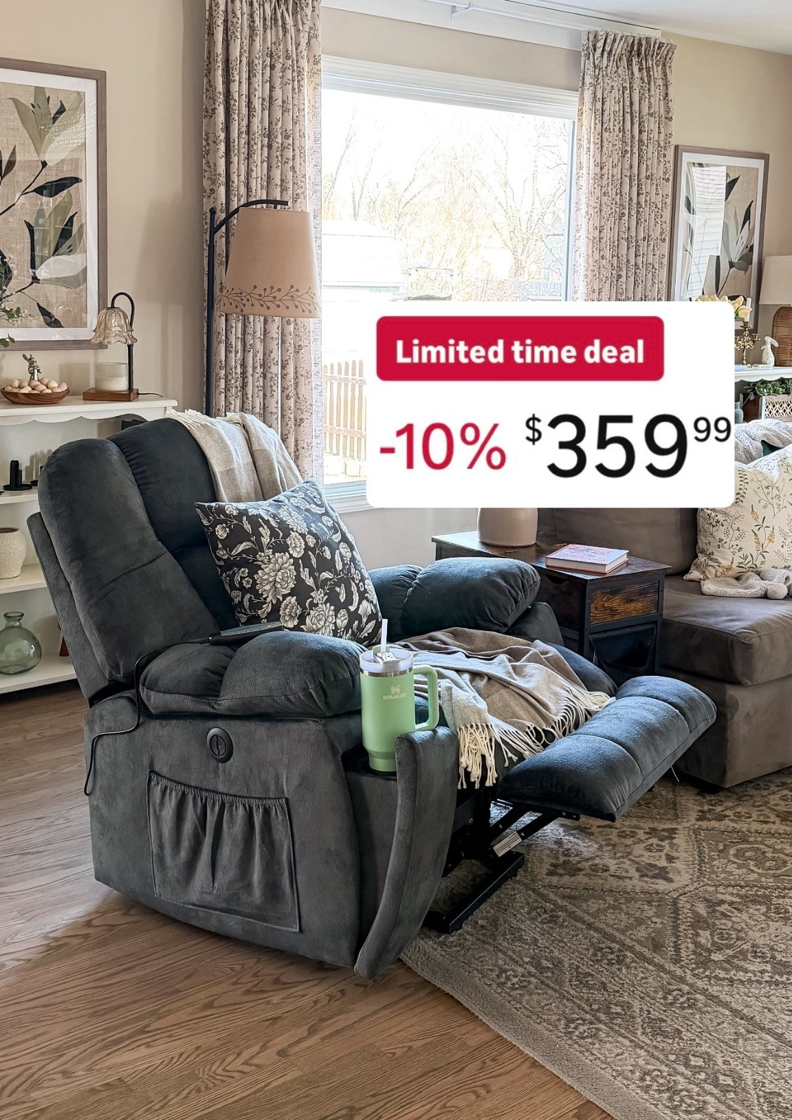 Great sale on the comfiest recliner chair! 

#LTKSaleAlert #LTKOver40 #LTKHome