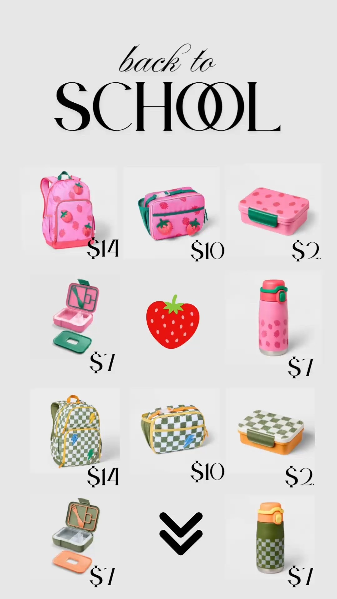 back to school with target — run dont walk their almost all gone! 🍎

#backtoschool #catandjack #preschool #sales #backtoschoolsale #backpack #lunchbox #snackbox #snacks #strawberry #checker

#LTKSeasonal #LTKKids #LTKSaleAlert
