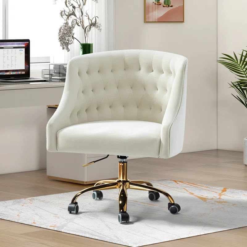 Louise Velvet Hand-Curated Task Chair | Wayfair North America
