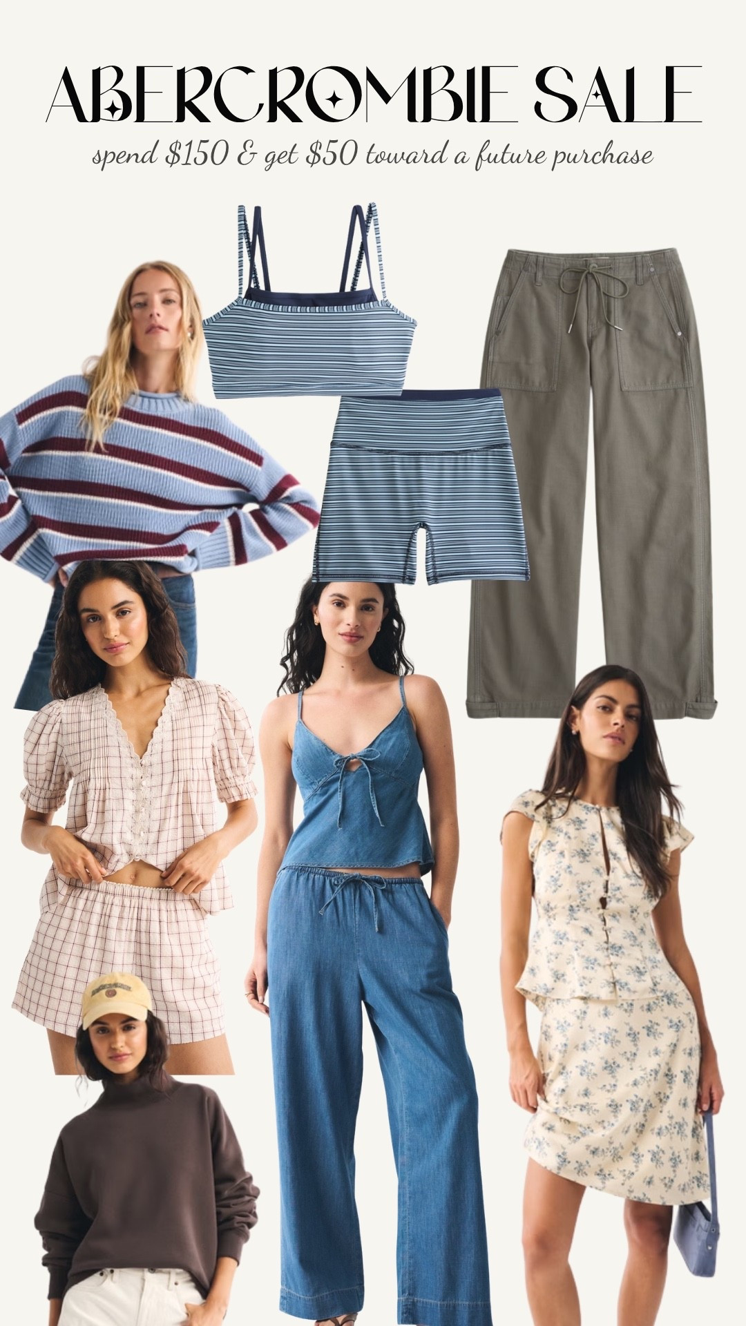 @abercrombie last day to get $50 towards a future purchase when you spend $150 - these are my favorites!

#LTKootd #LTKSaleAlert #LTKSeasonal