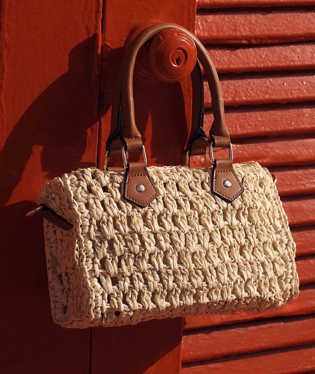 This Raffia handbag is a dupe for Louis Vuitton speedy! Comes in black and tan. Get it now at the Anthropologie sale!  #anthrosale

#LTKMothersDay #LTKootd