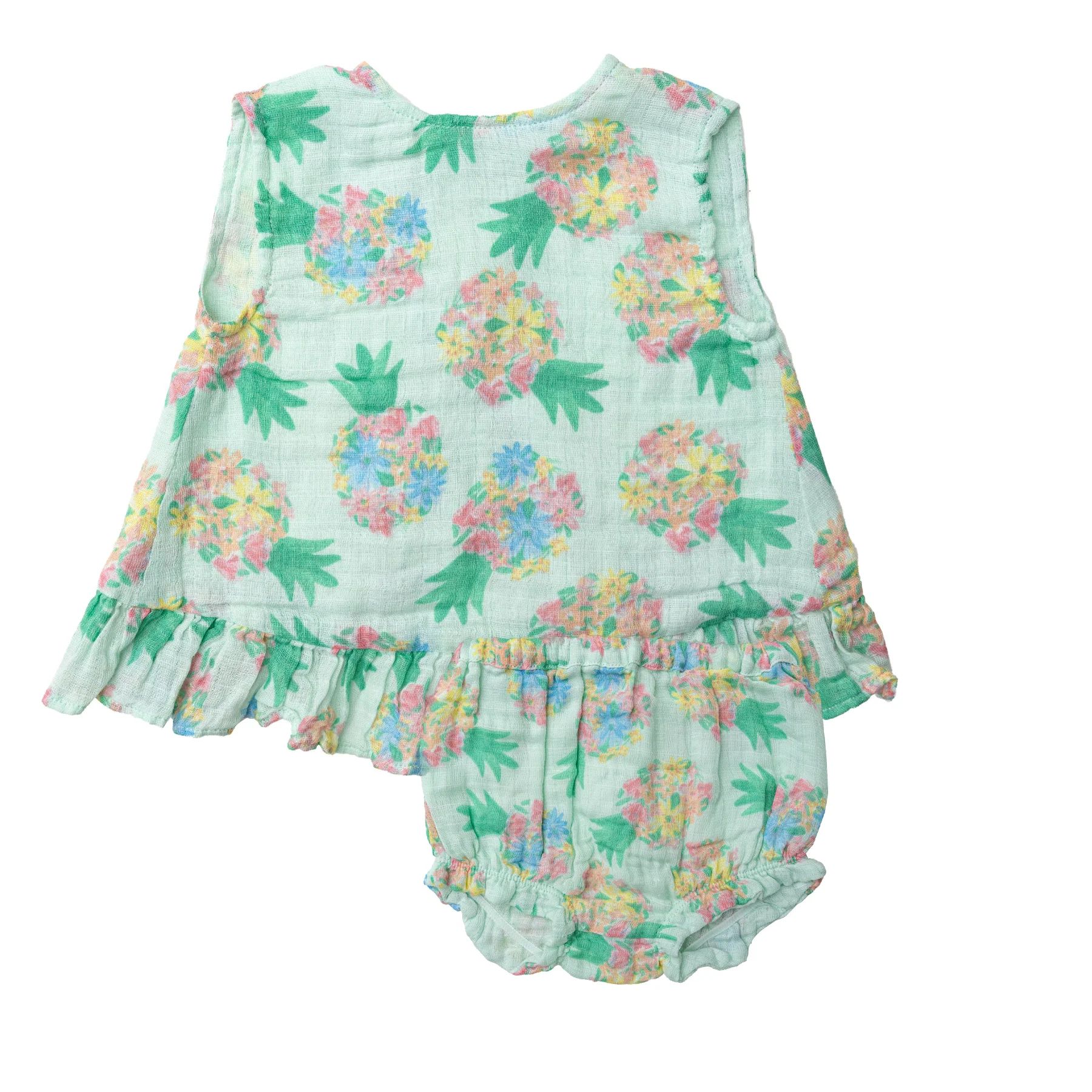 Cross Back Top & Bloomer, Pretty Pineapple | SpearmintLOVE