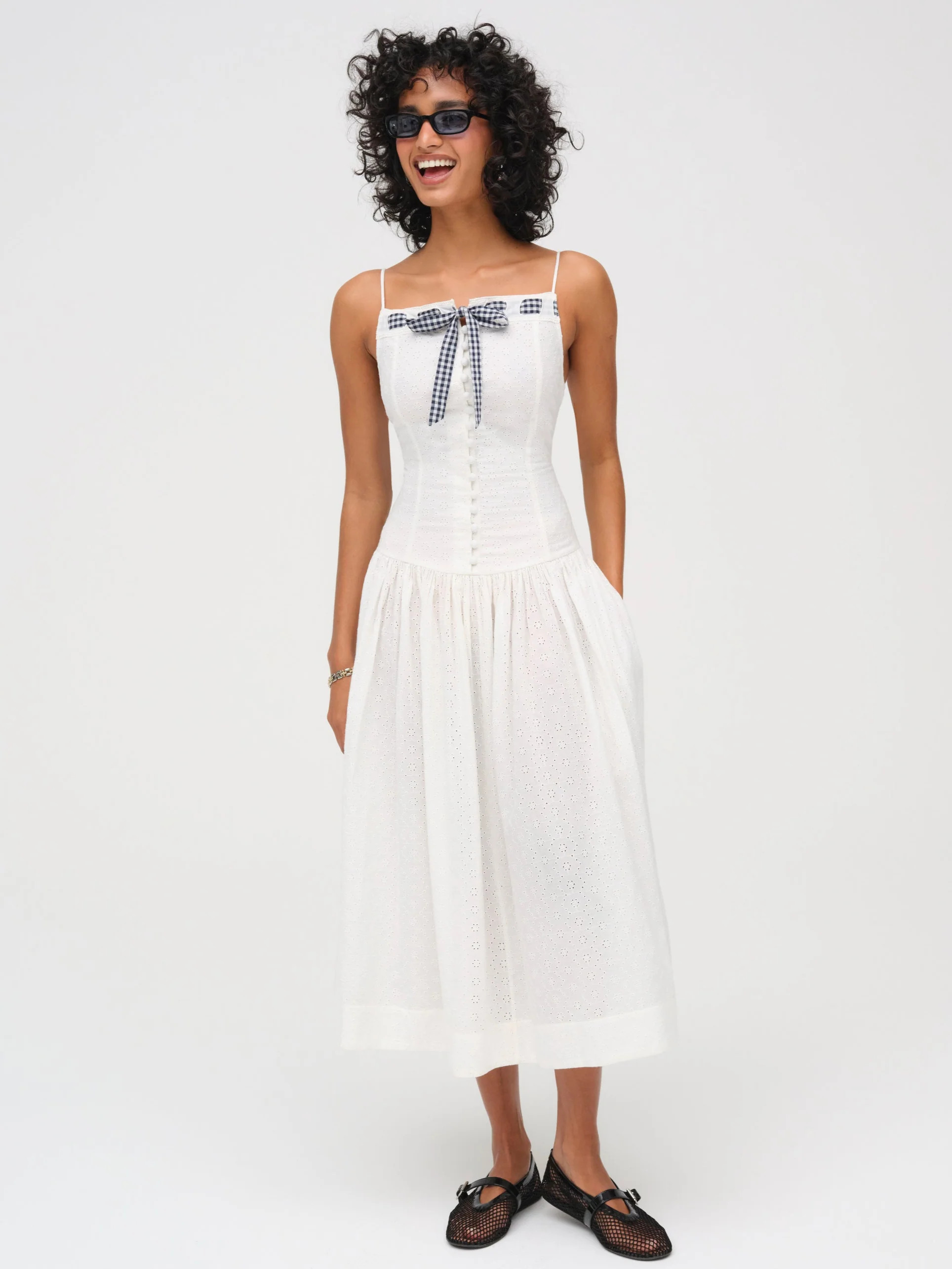 Ruby Ribbon Midi Dress | For Love & Lemons