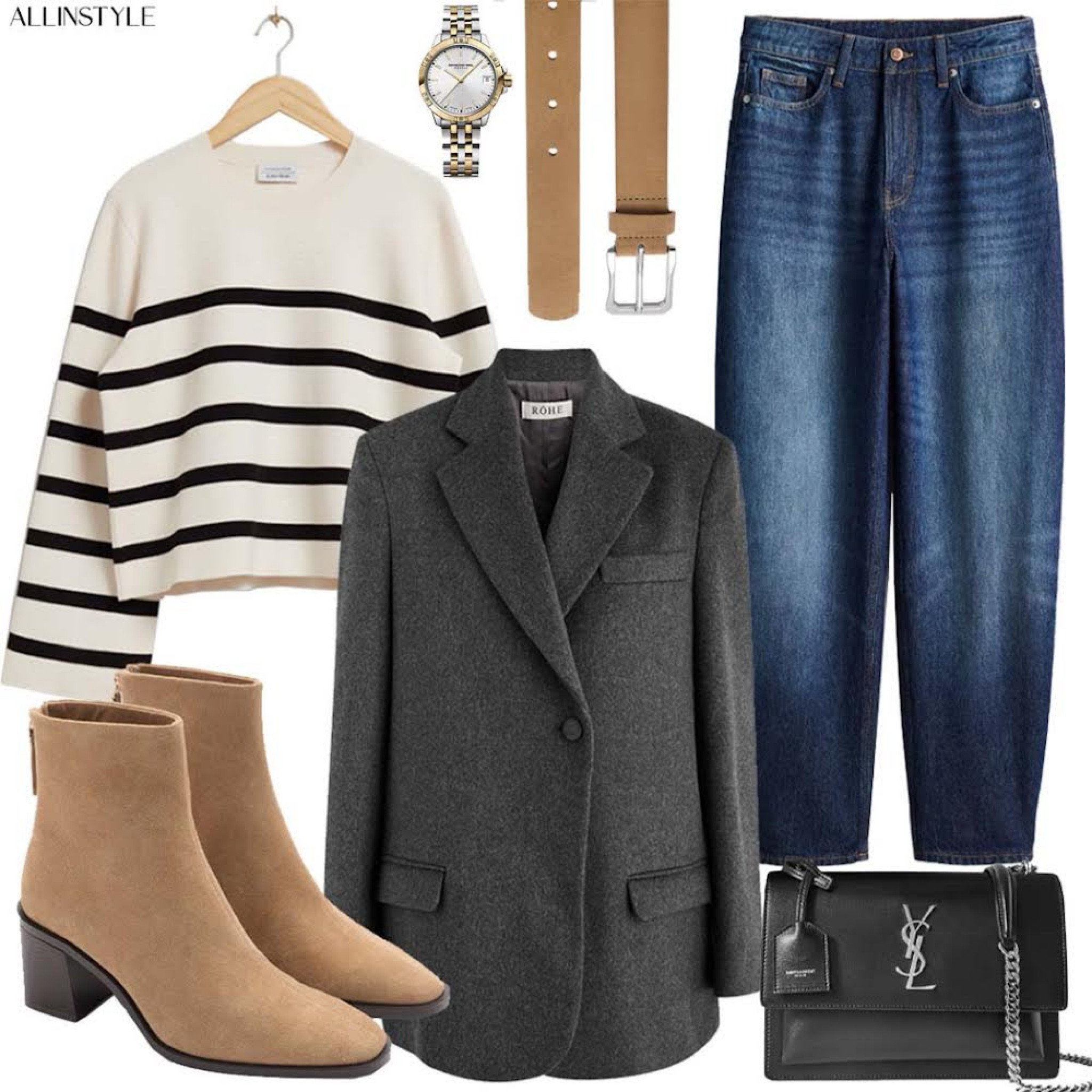 Wool blazer and striped jumper for autumn 

#LTKautumn #LTKstyletip #LTKeurope