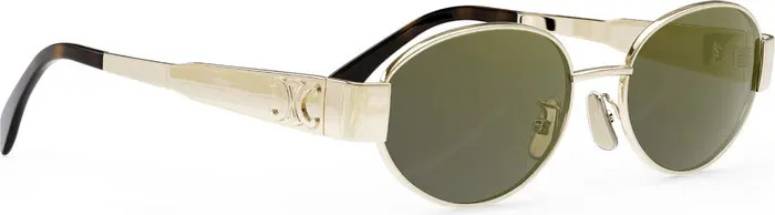 Triomphe 54mm Oval Sunglasses | Nordstrom