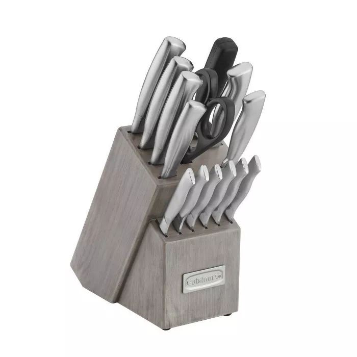 Cuisinart Classic 15pc Stainless Steel Knife Block Set - C77SS-15PT | Target