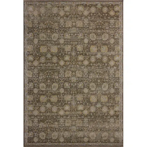 Magnolia Home by Joanna Gaines x Loloi Mona Cocoa / Stone Area Rug | Wayfair North America