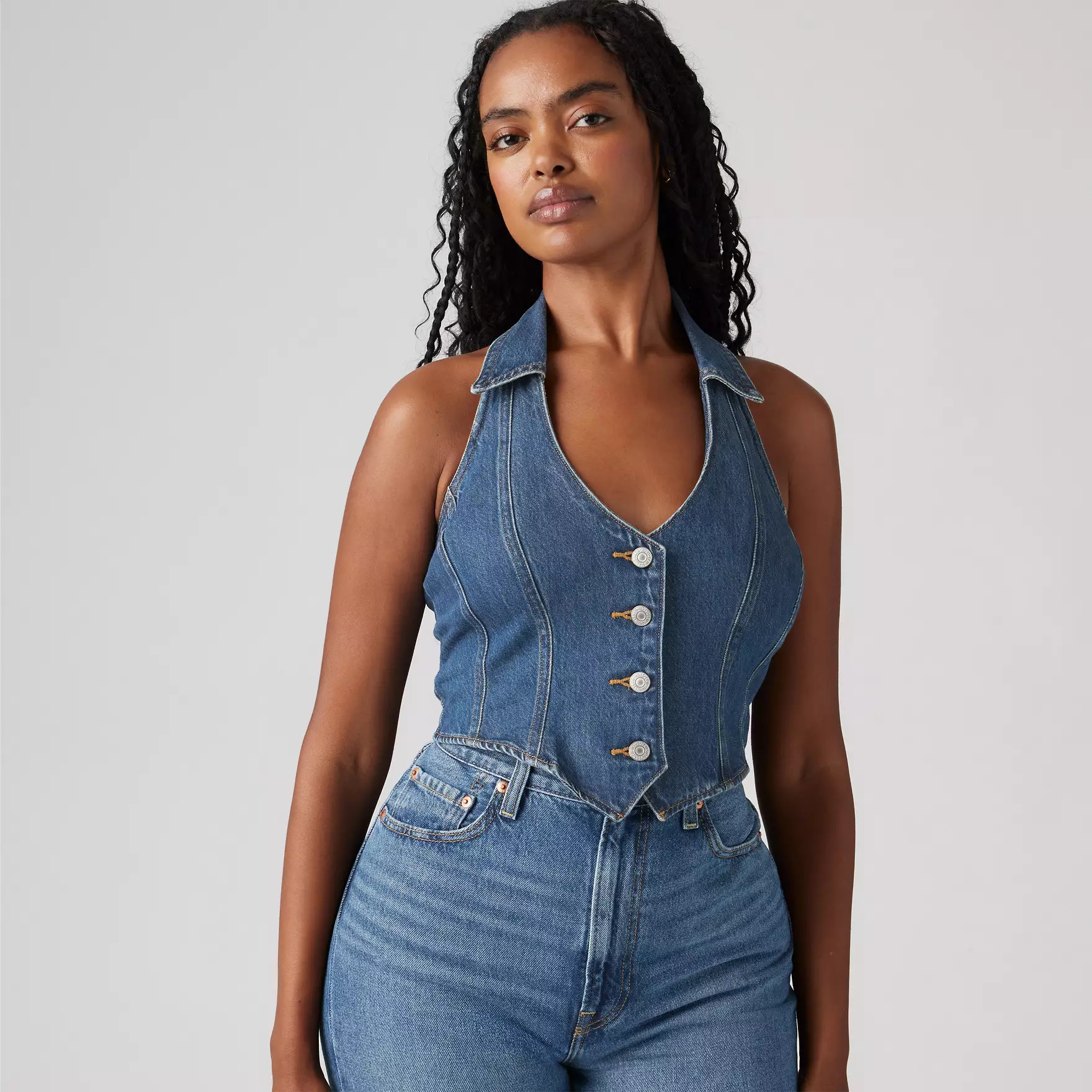 Bria Denim Halter Top | Levi's US