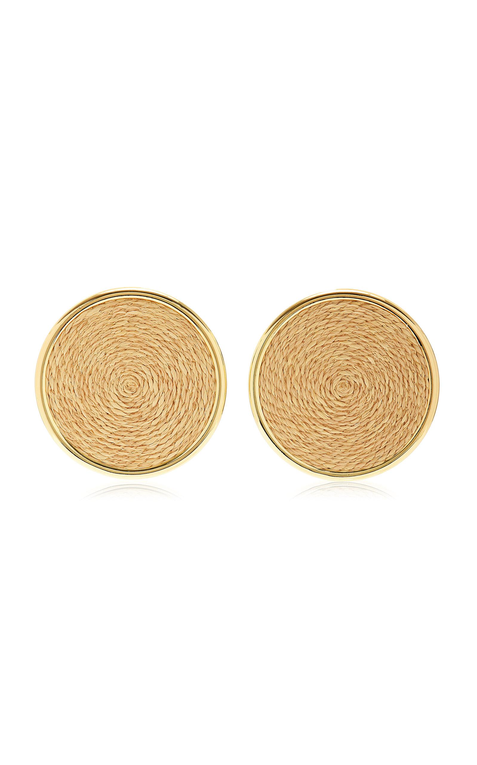 Brynn Woven Gold-Tone Earrings | Moda Operandi (Global)