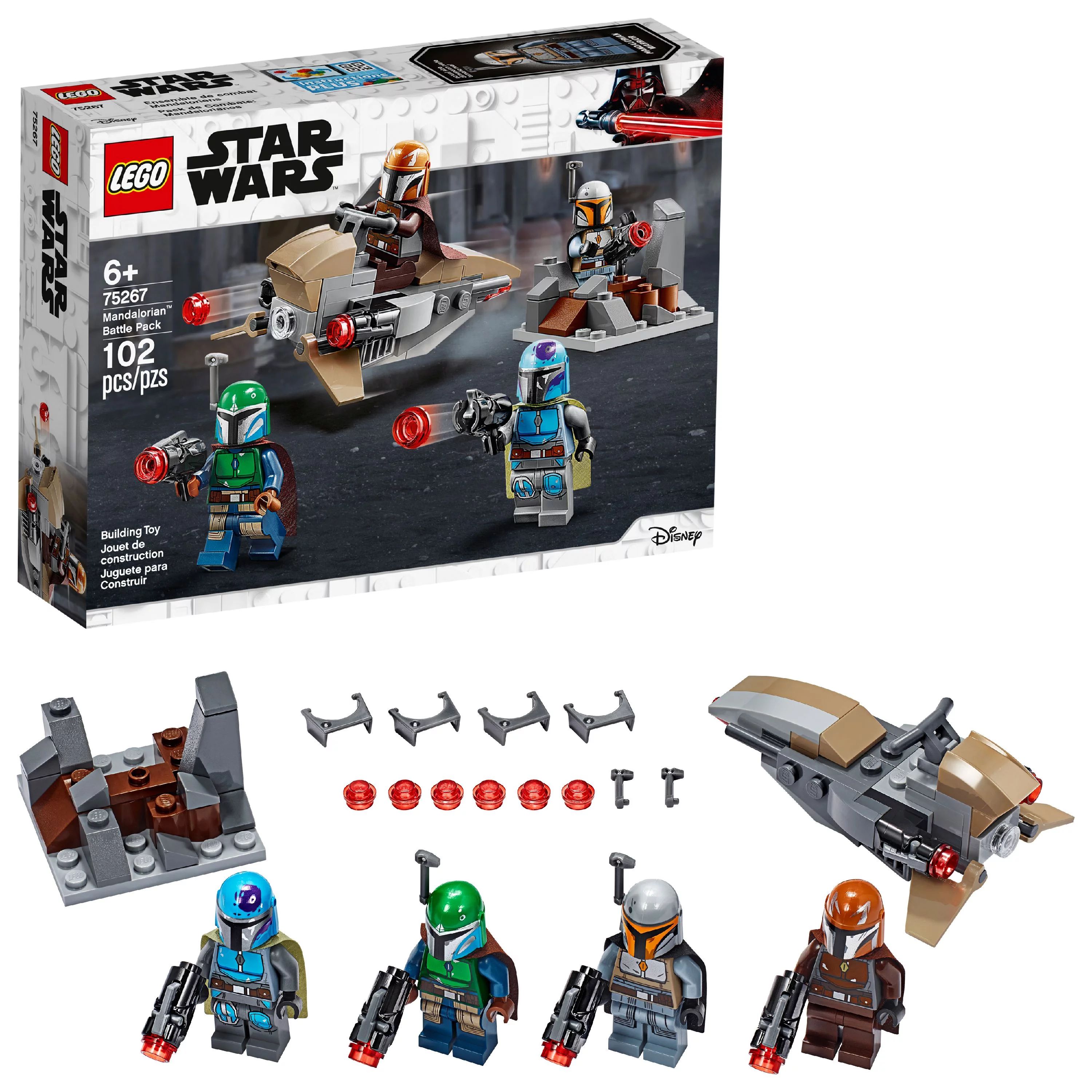 LEGO Star Wars Mandalorian Battle Pack 75267 Shock Troopers and Speeder Bike Building Kit (102 Pi... | Walmart (US)