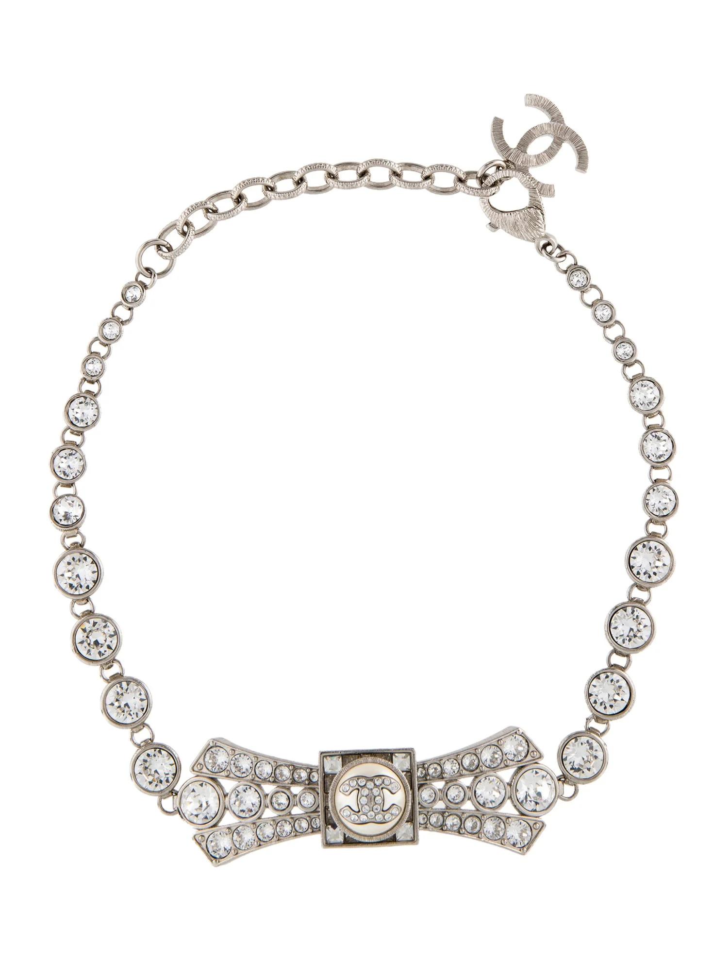 Chanel 2023 Strass Choker Necklace - Choker, Necklaces - CHA1389948 | The RealReal | The RealReal
