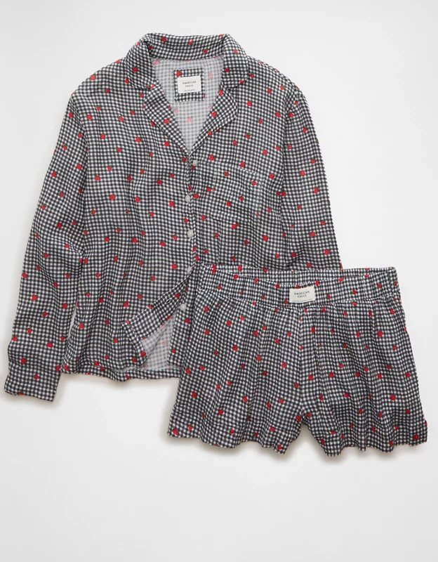 AE Cotton Gauze PJ Set | American Eagle Outfitters (US & CA)