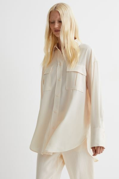 Oversized Shirt Jacket | H&M (US + CA)