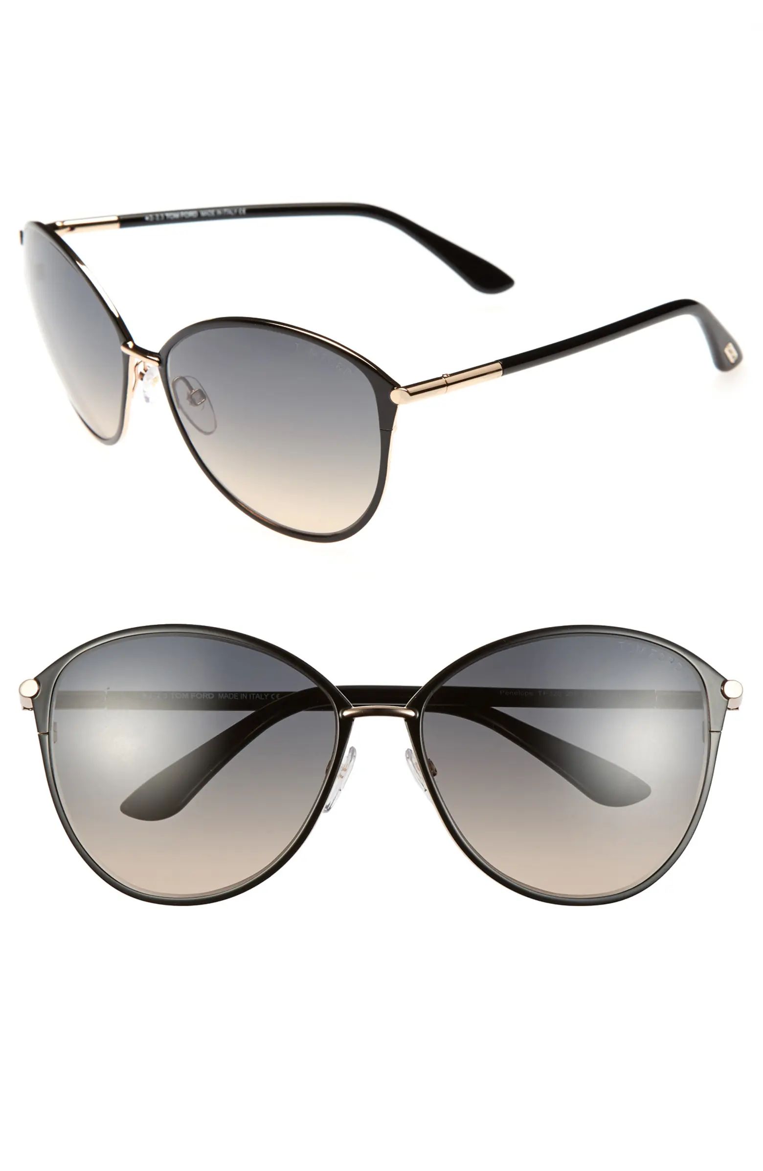 Penelope 59mm Gradient Cat Eye Sunglasses | Nordstrom