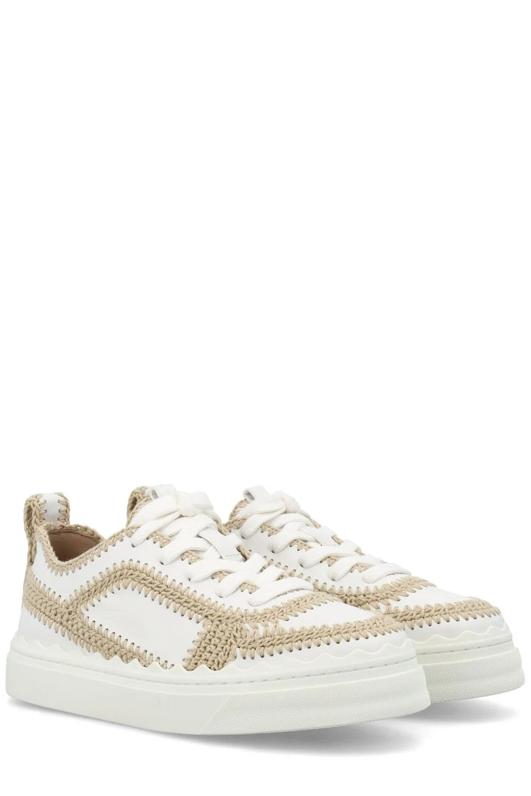 Chloé Lauren Low-Top Sneakers | Cettire Global