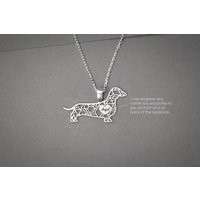 Personalised Dachshund Shorthaired Necklace - Dachshund Shorthaired Name Jewelry Dog Breed Necklaces- Modern | Etsy (US)