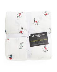 Ski Slope Flannel Sheet Set | TJ Maxx