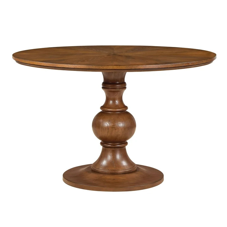 Pioneer Woman Callie Round Dining Table, Heirloom Brown Finish | Walmart (US)