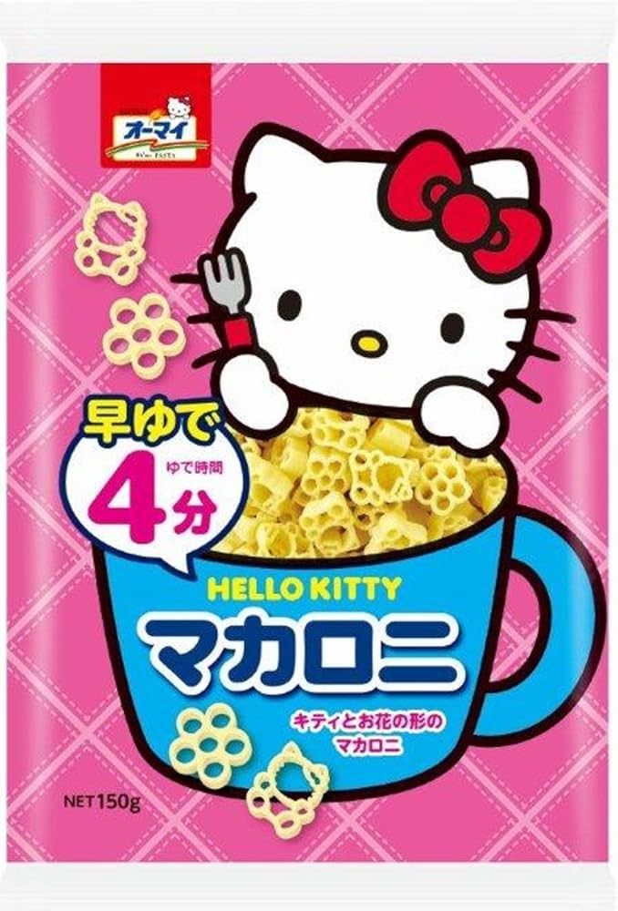 Six Oh my early boiled HELLO KITTY macaroni 150g ~ | Amazon (CA)