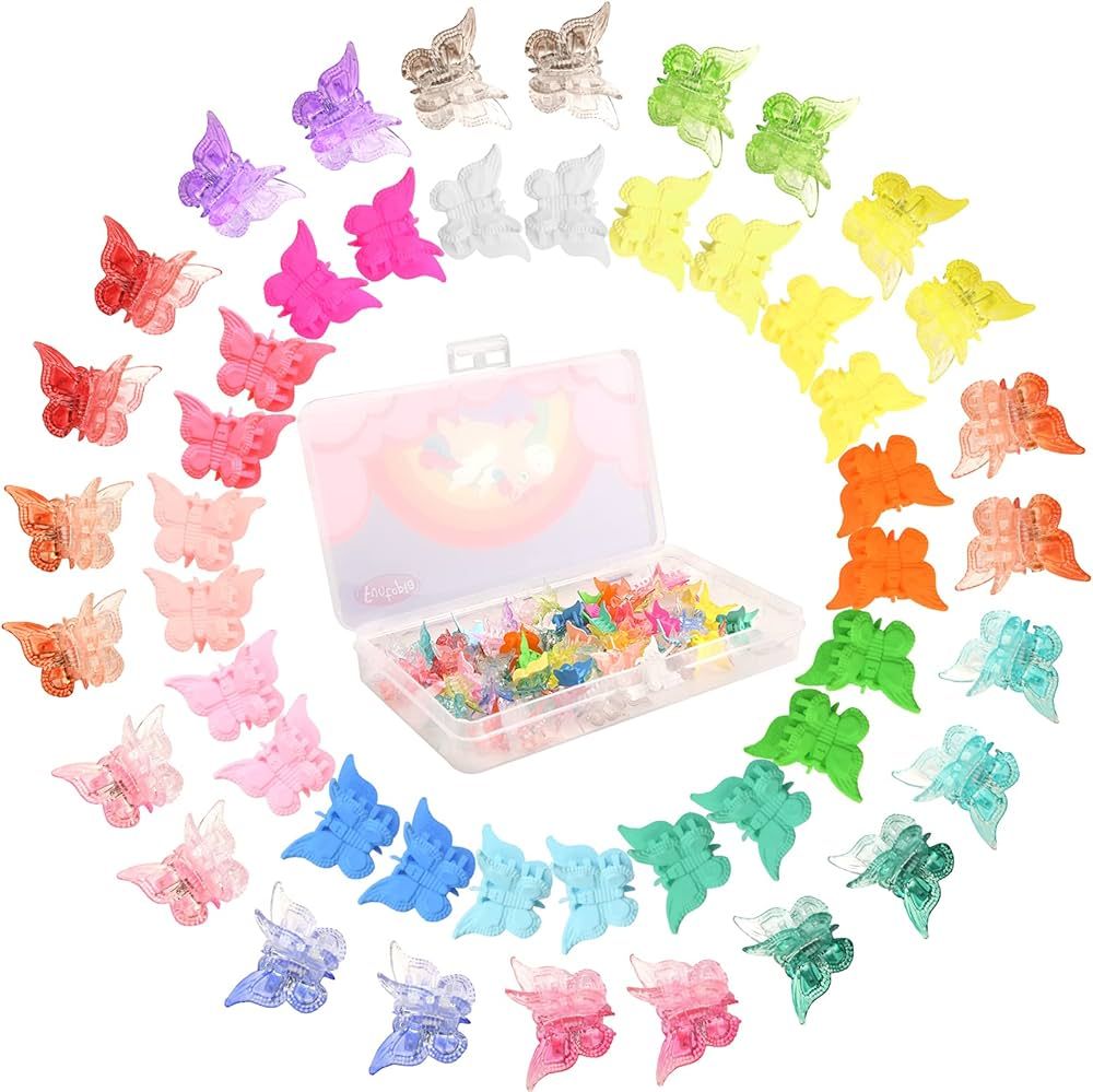 72 Pieces Butterfly Hair Clips, Funtopia Small Hair Clips for Women Girls, Pastel Butterfly Clips... | Amazon (CA)