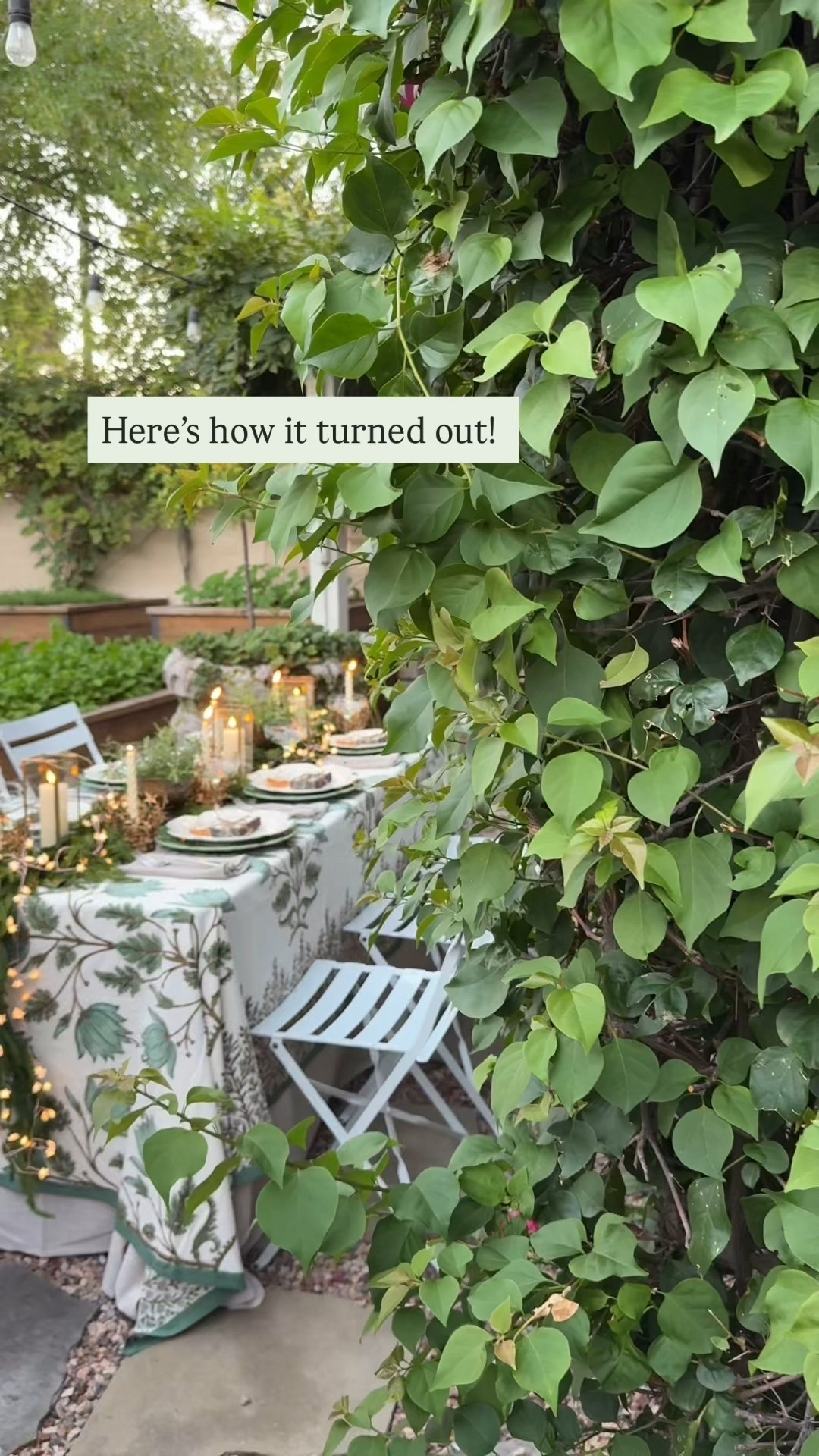 Presenting… my Terrain Holiday Tablescape! #gifted 

#LTKHome