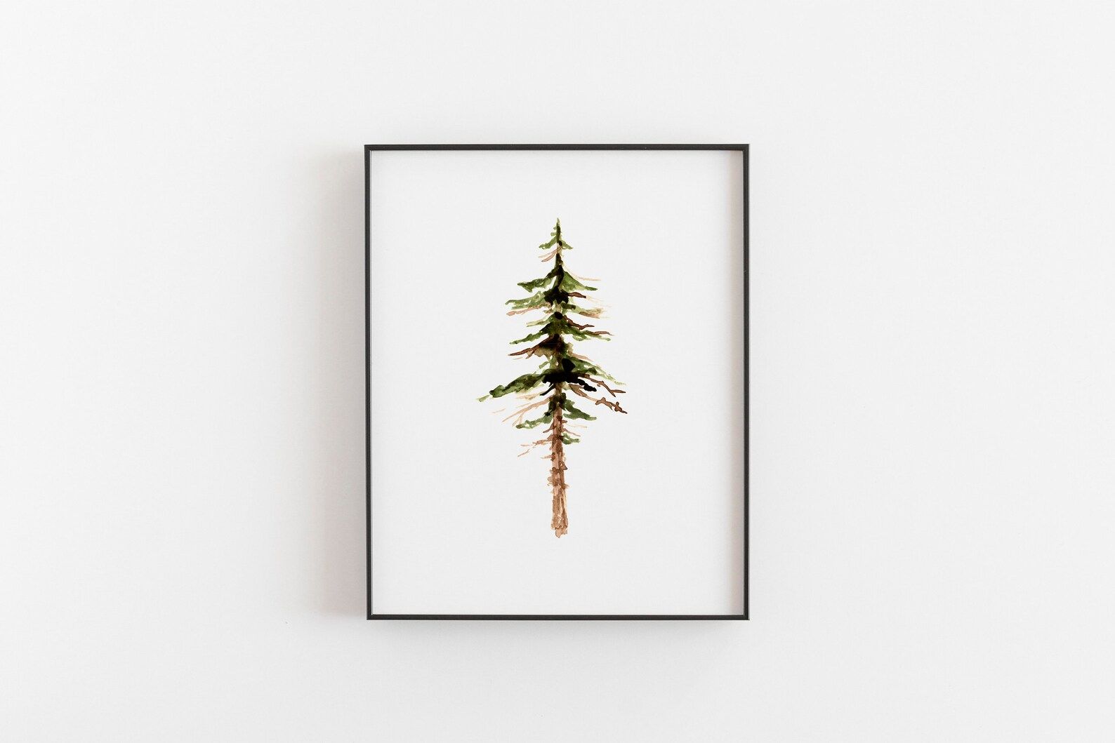 Pine Tree Print, Christmas Printable Wall Art, Christmas Print, Christmas Farmhouse Decor, Scanda... | Etsy (US)