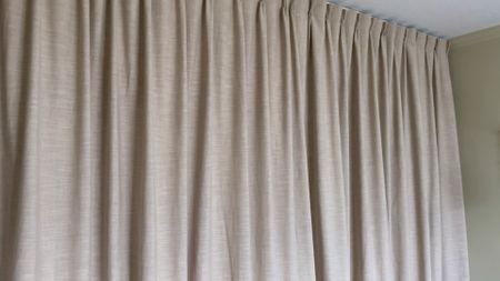 Blackout pinch pleated drapery panels from Amazon! Super impressed with these semi custom curtains… 

#LTKhome #LTKfindsunder100