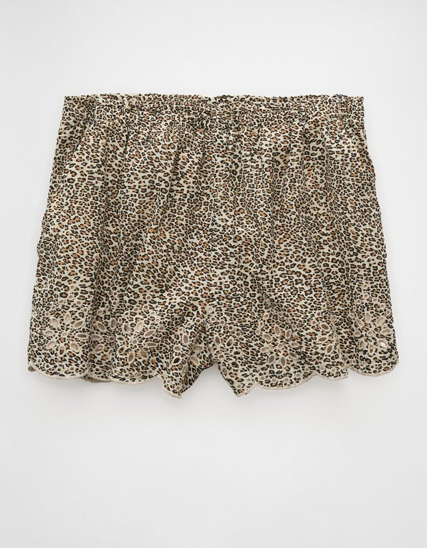 AE High-Waisted Leopard Short | American Eagle Outfitters (US & CA)