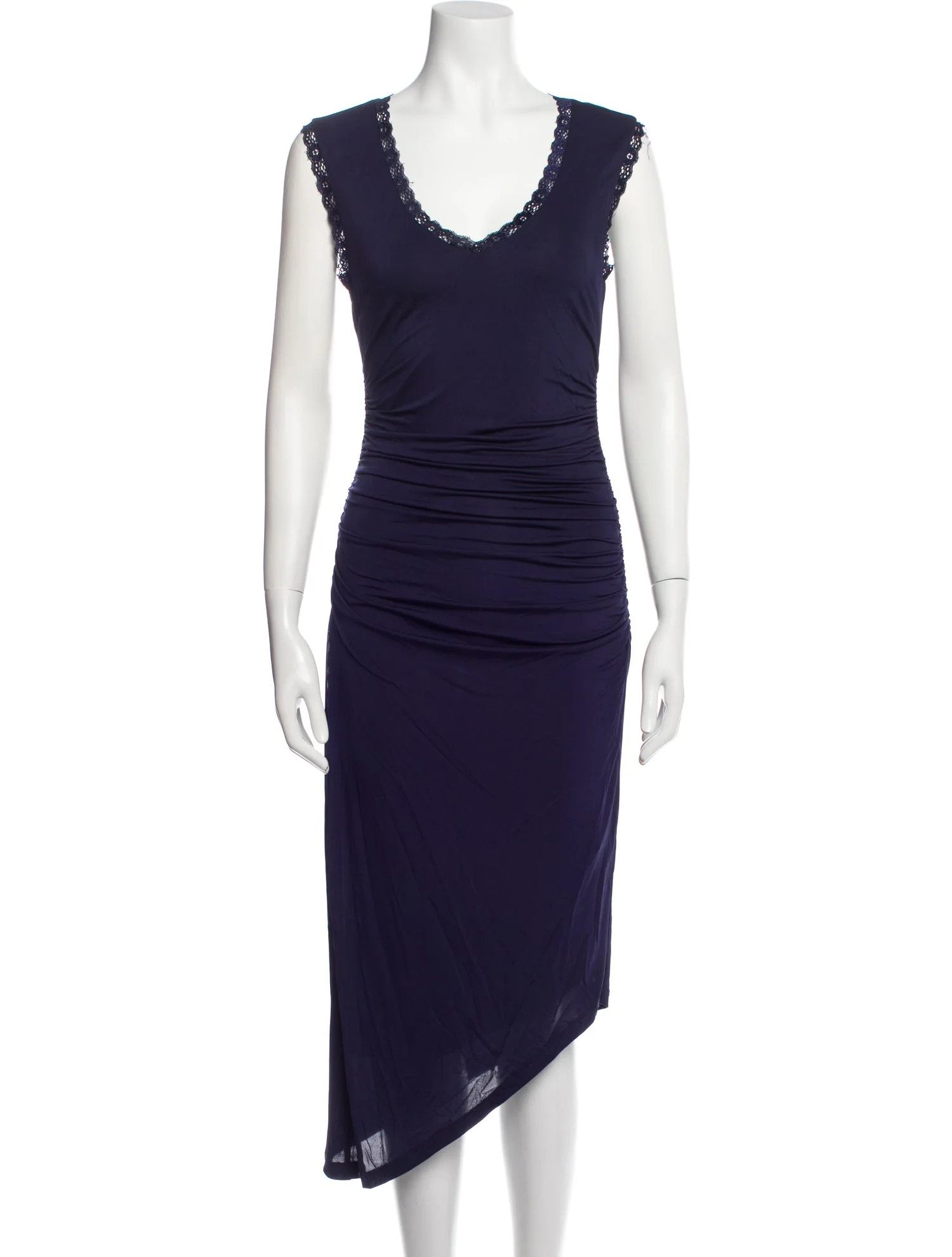 V-Neck Midi Length Dress | The RealReal