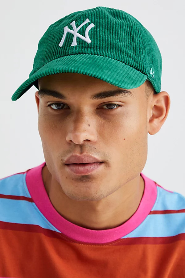 '47 UO Exclusive MLB New York Yankees Cord Cleanup Baseball Hat | Urban Outfitters (US and RoW)