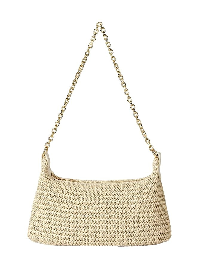 Verdusa Women's Straw Woven Shoulder Bag Tote Handbag Summer Beach Purse | Amazon (US)