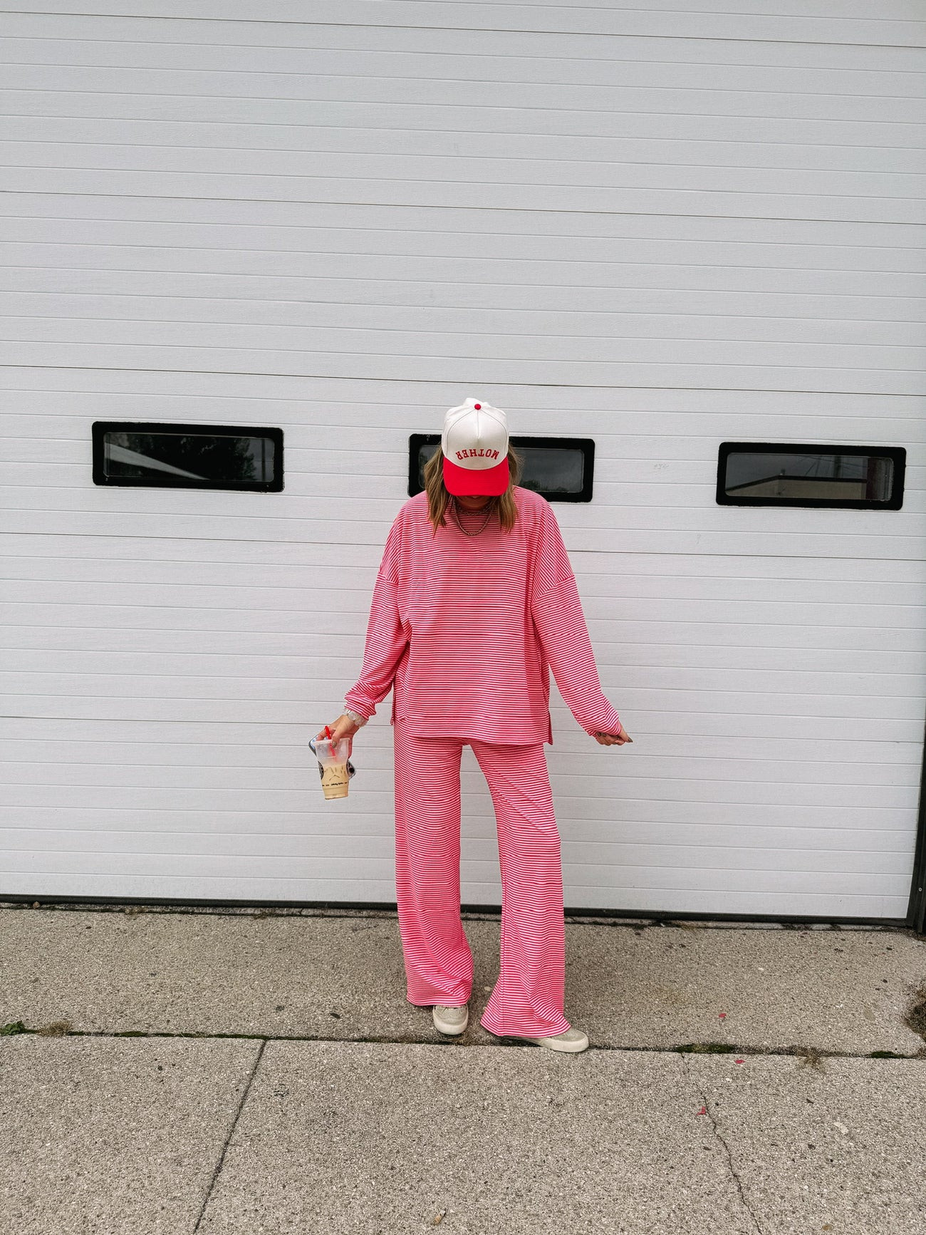 feeling fuzzy lounge pants - pink | Etta+East