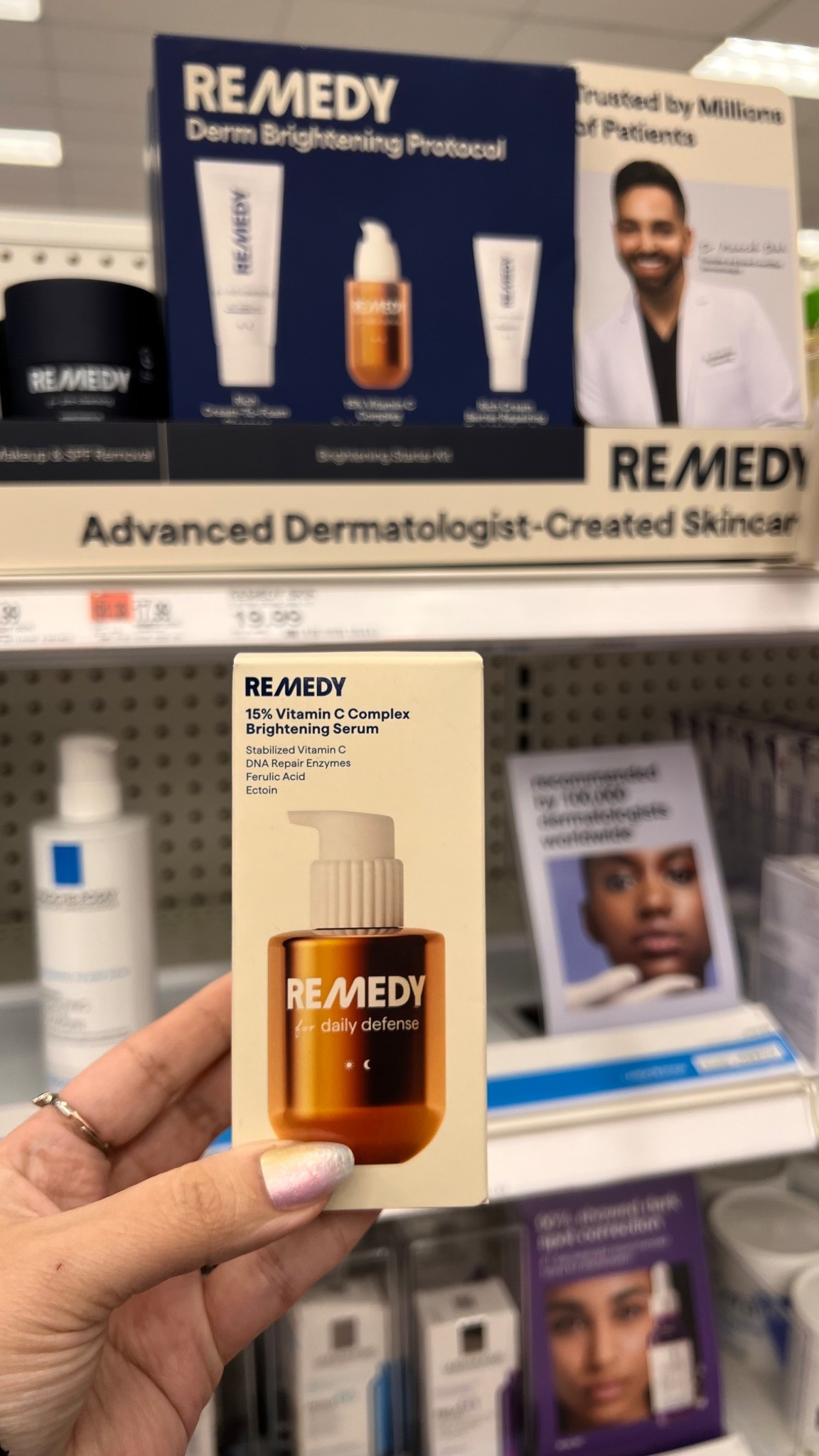New skincare brand at Target 

Remedy Skin 15% Vitamin C Complex Brightening Antioxidant Serum for Daily Defense with Ferulic Acid, Ectoin, Hyaluronic Acid - 1 fl oz.

#LTKmorningroutine #LTKBeauty #LTKselfcare