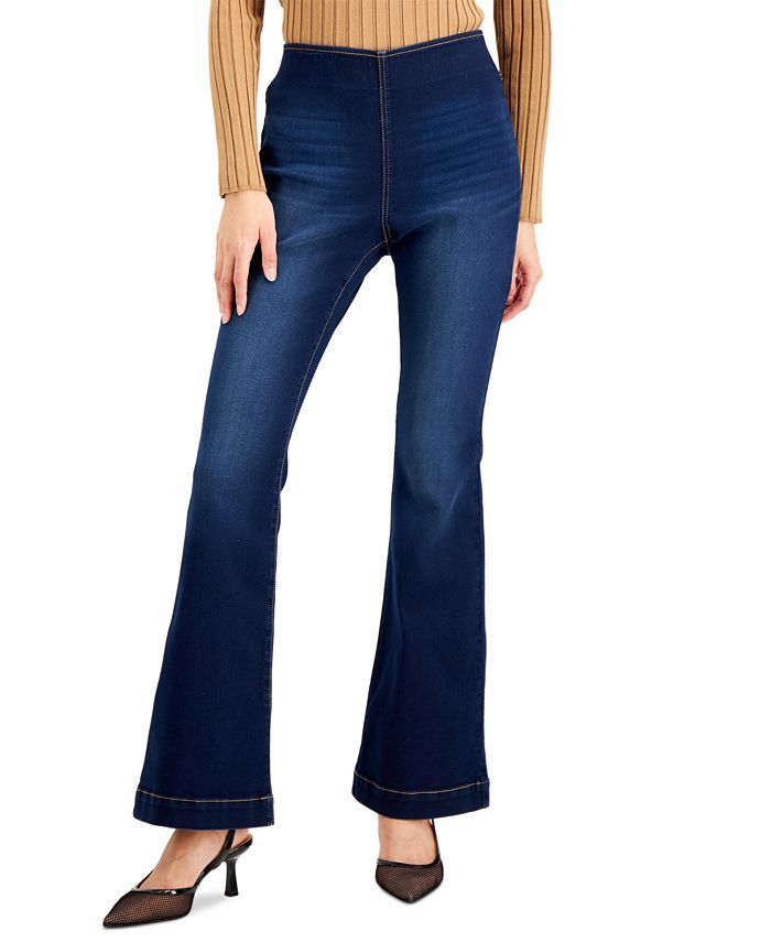 INC International Concepts High Rise Pull-On Flare Jeans, Created for Macy's & Reviews - Jeans - ... | Macys (US)