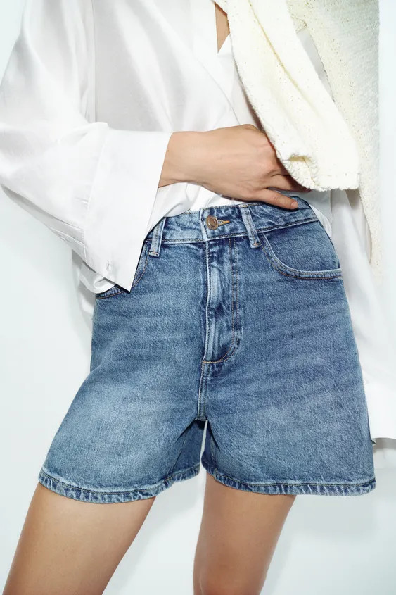 Z1975 MOM FIT SHORTS | Zara US