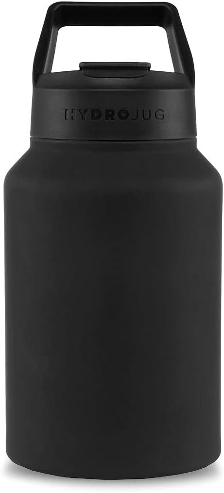 Hydrojug Half Gallon Water Bottle 64oz - Refillable, Reusable Jug With Carry Handle - Leakproof G... | Amazon (US)