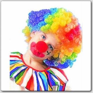Clown Wig - Rainbow Color - Size Child | Kroger