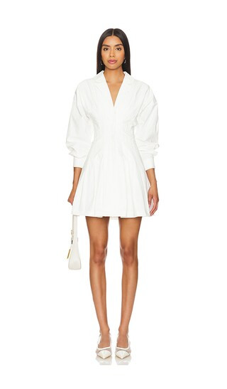 Verse Shirt Dress in White | Revolve Clothing (Global)