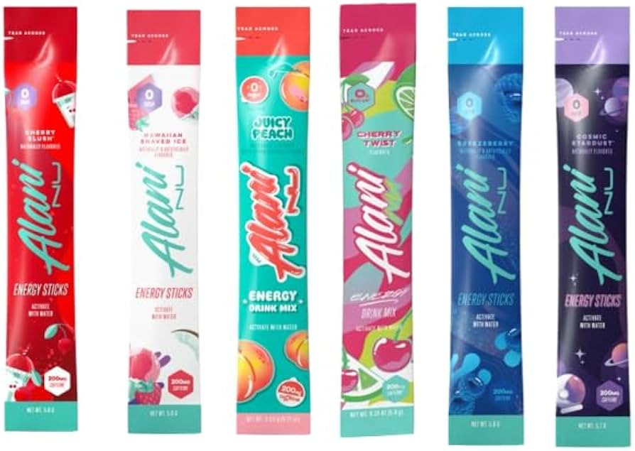 Alani on-the-go Energy powder sticks | Variety Pack | 6 Flavors (12 pack) | Amazon (US)