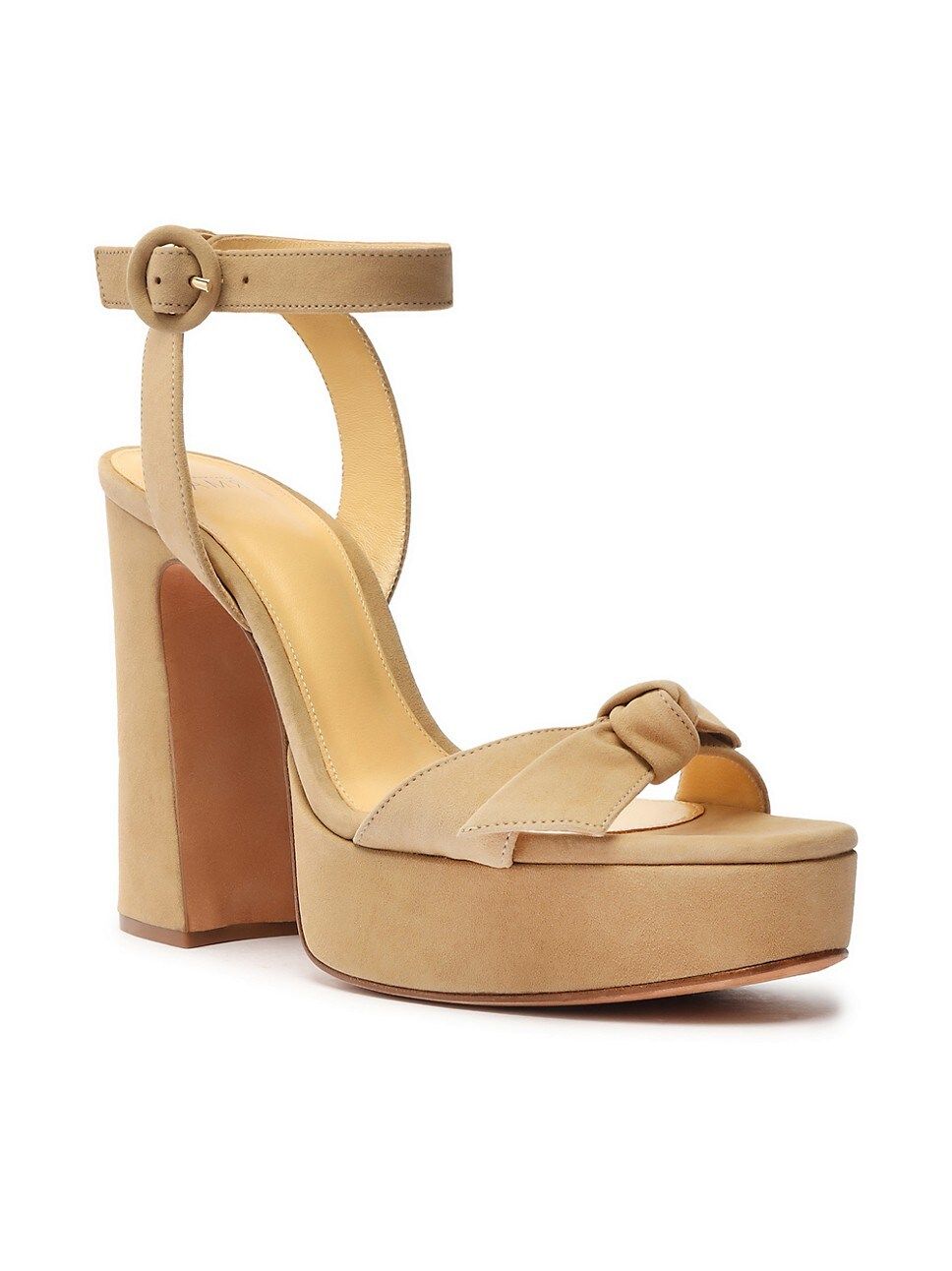 Clarita Curve Suede Platform Sandals | Saks Fifth Avenue