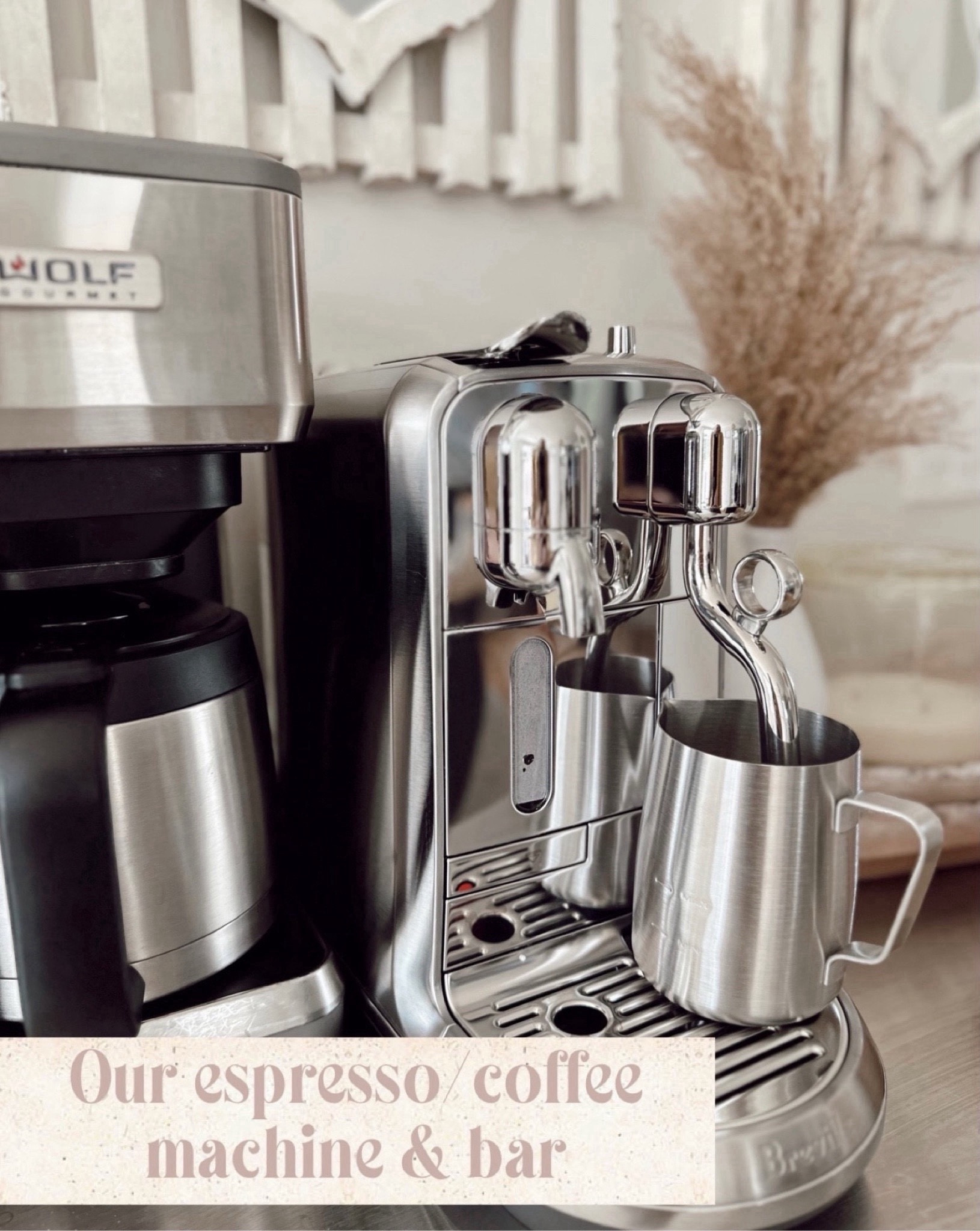 Our espresso machine + coffee maker! 
Absolutely worth every penny and the espresso machine is on SALE! Rare! 

Coffee. Espresso. Coffee bar. Kitchen. Sale. 



#LTKFamily #LTKSaleAlert #LTKHome