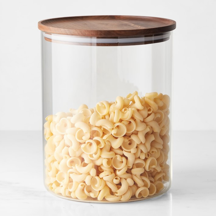Hold Everything Stackable Canisters, Walnut | Williams-Sonoma