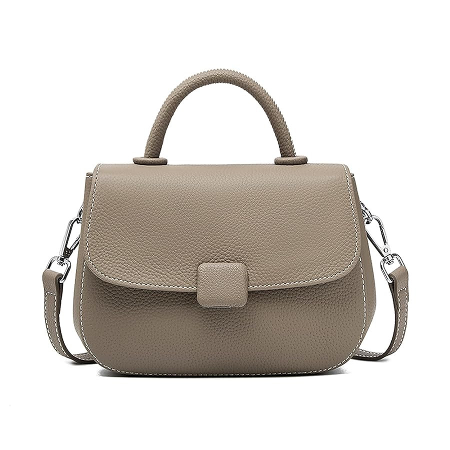 Crossbody Bag for Women Genuine Leather Top Handle Tote Purse with Adjustable Shoulder Strap | Amazon (US)