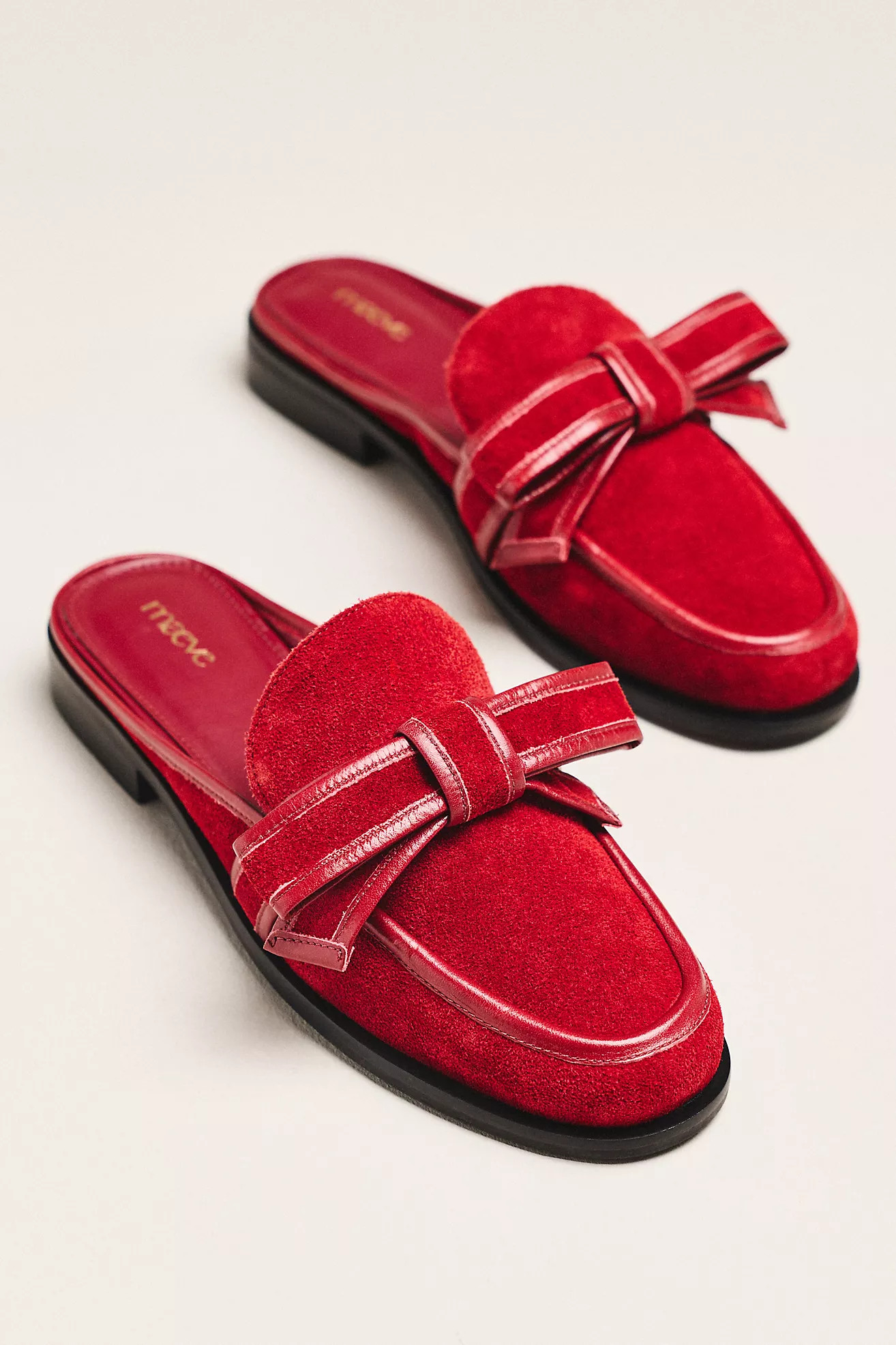 Maeve 3D Bow Loafer Slides | Anthropologie (US)