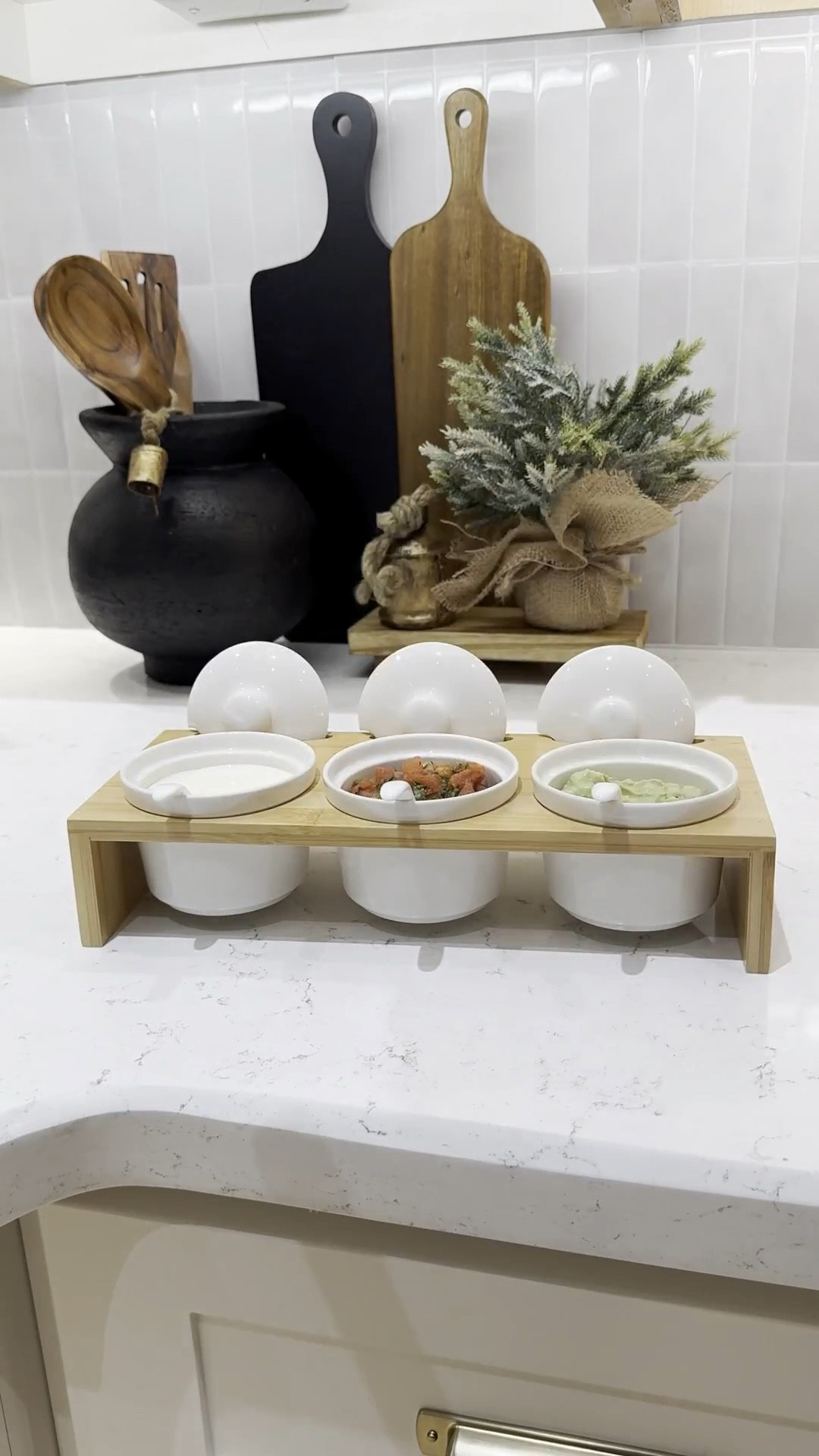 * Gold cluster tray is now sold out…. I’ve linked the white and gold option 🤎

Found the most practical serving containers that can be used all year round! 🥘 …. The cluster tray comes in white/gold, silver, & gold - perfect for serving appetizers & is handwash recommended ☺️

Condiment server - perfect for serving your guacamole, cheese dips, ketchup, mustard, and relish! 🍲 

Lazy Susan serving tray - has got to be my fave find! 🍱 The upgraded fruit platter, Taco bar, chip and dip station 🤎

#LTKHoliday 

#LTKSeasonal #LTKHome